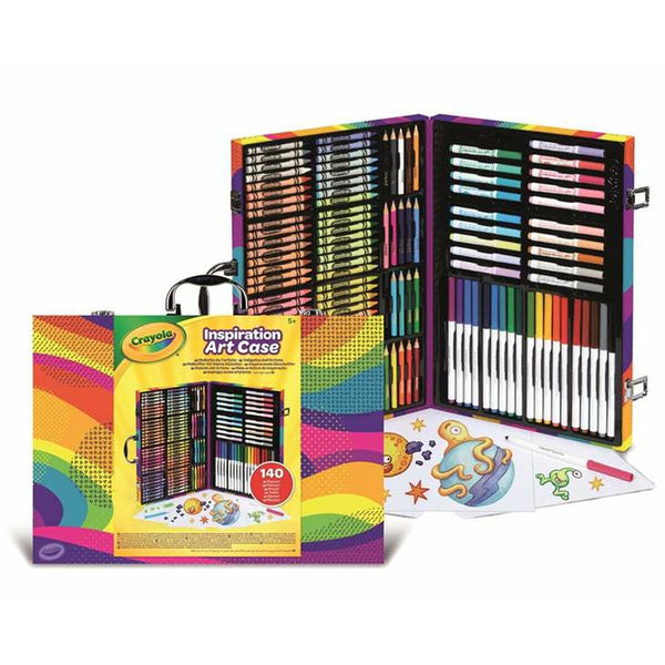 Målarset Crayola Rainbow 140 Delar-Leksaker och spel, Kreativa aktiviteter-Crayola-peaceofhome.se