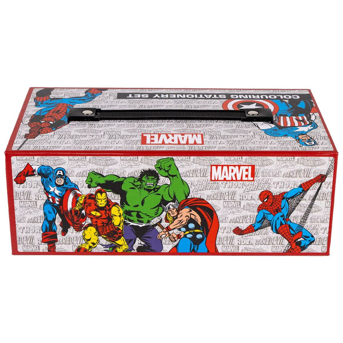 Målarset Marvel Portfölj Röd-Kontor och Kontorsmaterial, konst och hantverk-Marvel-peaceofhome.se