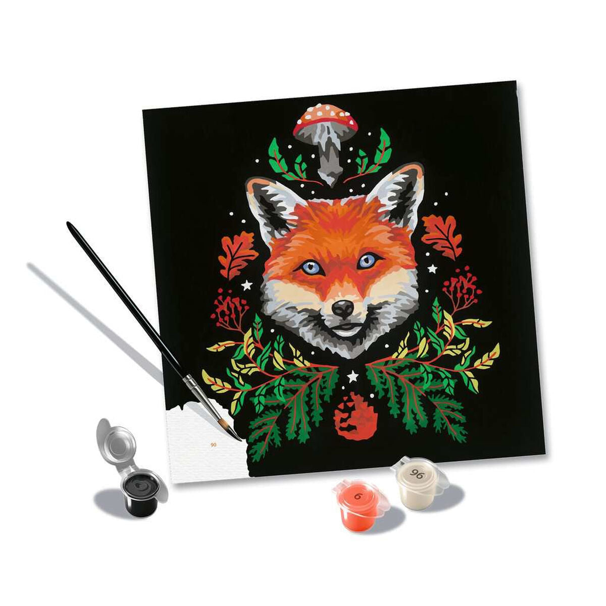 Målning med siffror Ravensburger Fox 22 Delar-Leksaker och spel, Kreativa aktiviteter-Ravensburger-peaceofhome.se