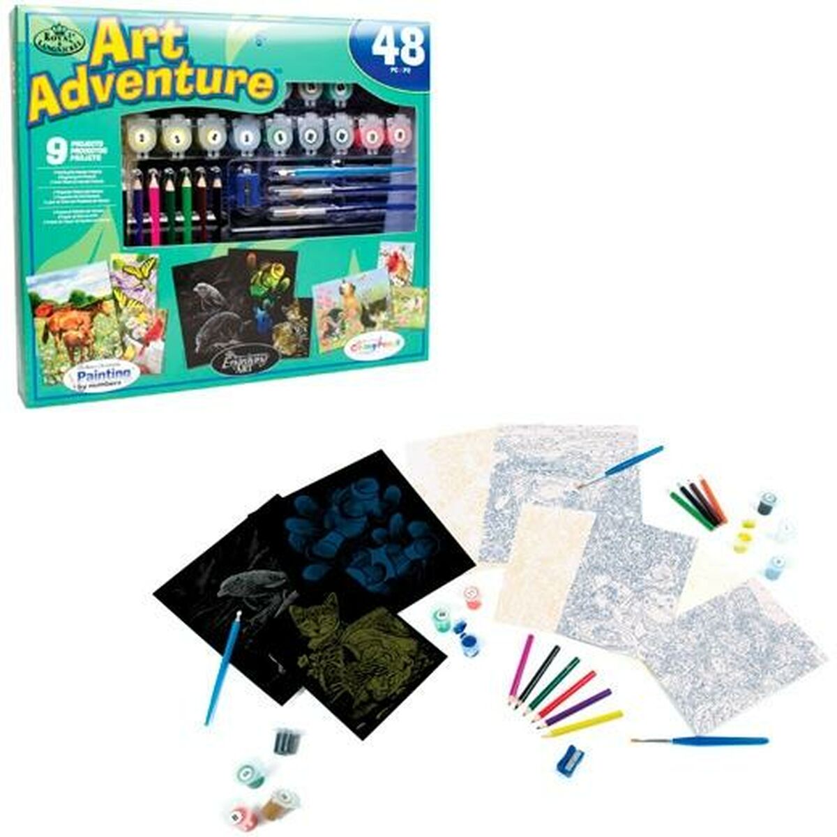 Målning med siffror Royal & Langnickel Art Adventure 48 Delar-Leksaker och spel, Kreativa aktiviteter-Royal & Langnickel-peaceofhome.se