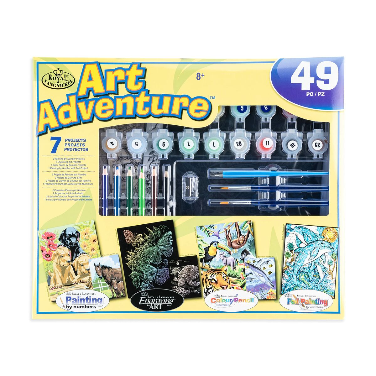 Målning med siffror Royal & Langnickel Art Adventure 49 Delar-Leksaker och spel, Kreativa aktiviteter-Royal & Langnickel-peaceofhome.se