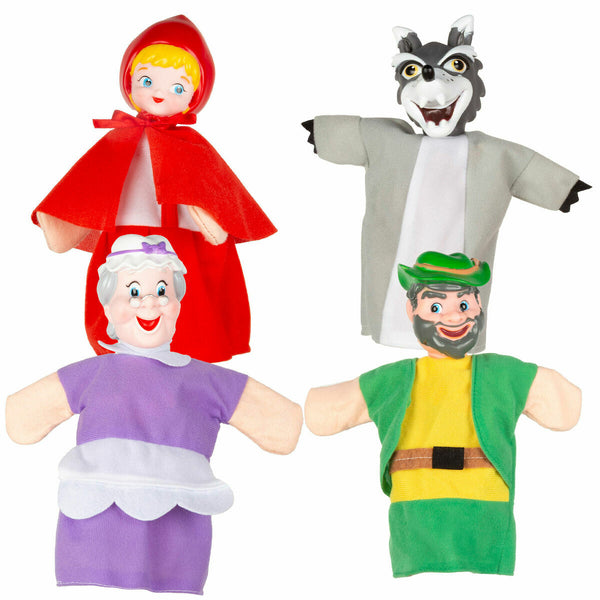 Marionett i plysch Colorbaby Rödluvan-Leksaker och spel, Marionetter och dockor-Colorbaby-peaceofhome.se