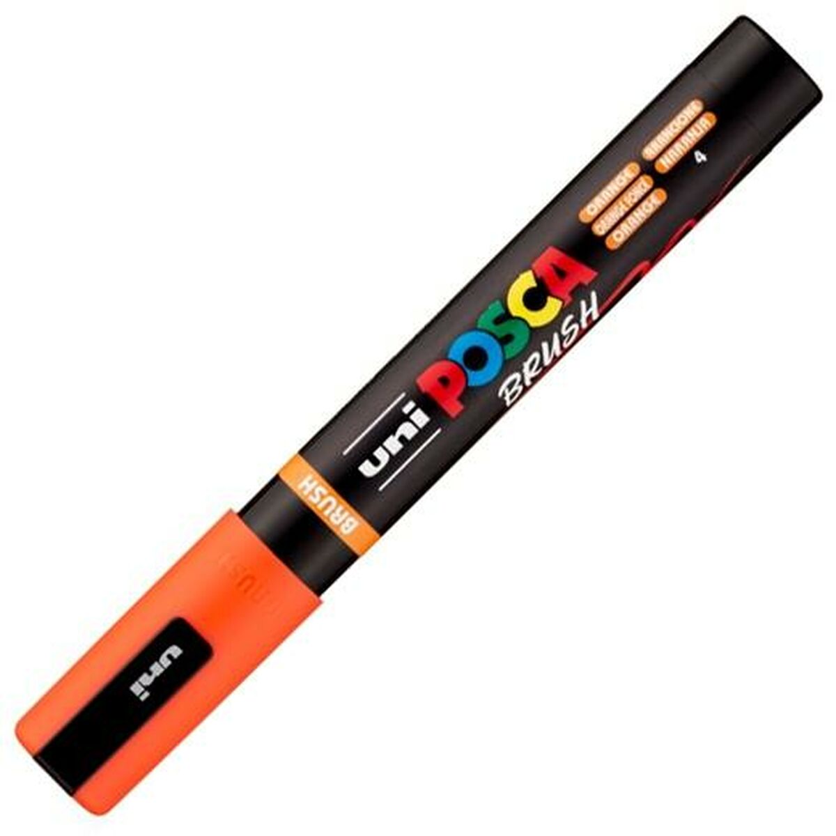 Markör BRUSH POSCA PC-5BR Orange (6 antal)-Kontor och Kontorsmaterial, konst och hantverk-POSCA-peaceofhome.se
