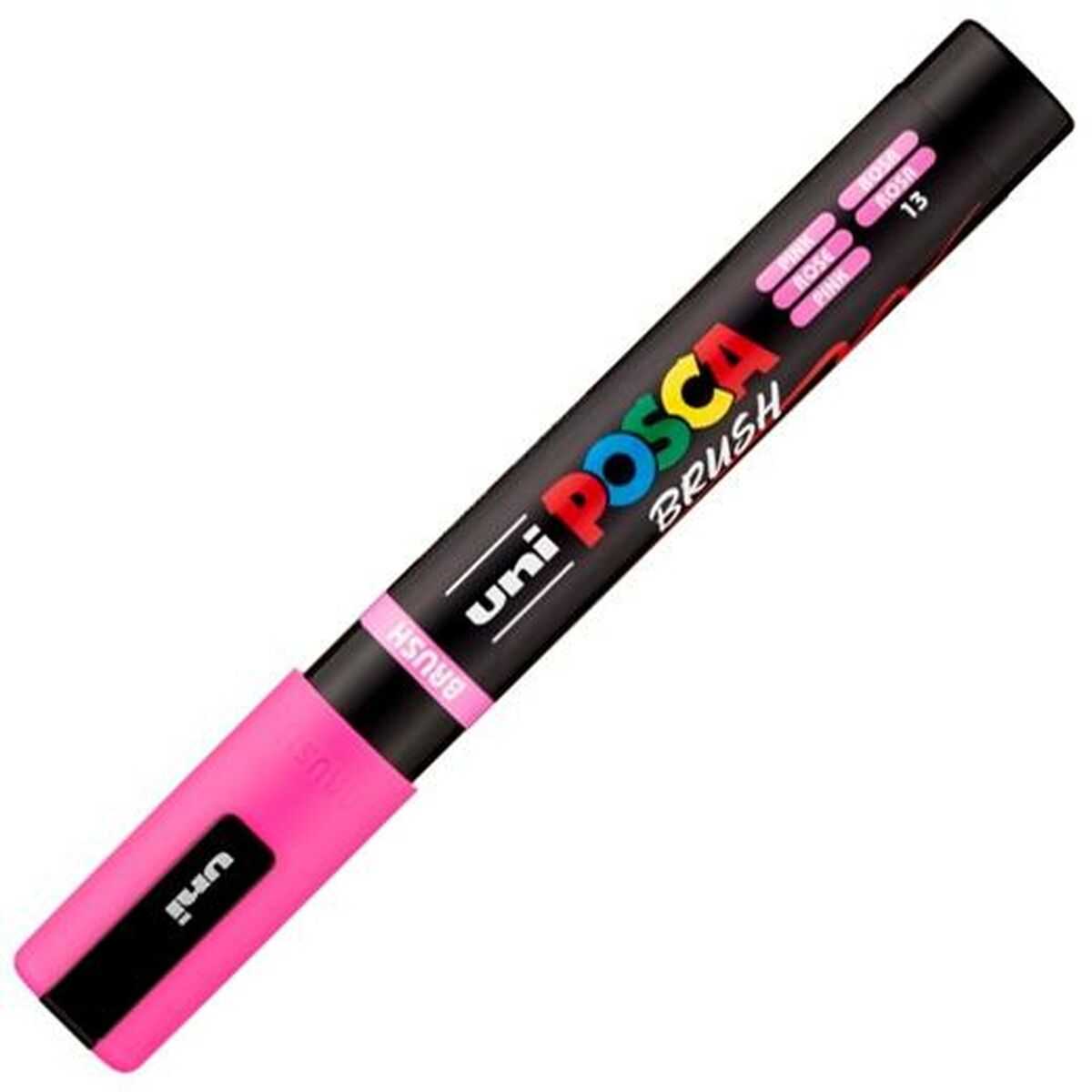 Markör BRUSH POSCA PC-5BR Rosa (6 antal)-Kontor och Kontorsmaterial, konst och hantverk-POSCA-peaceofhome.se