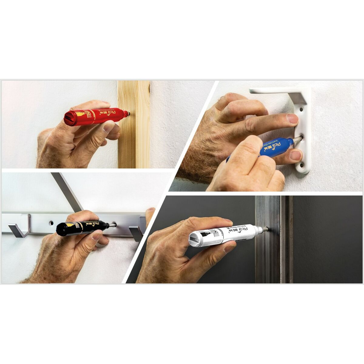 Markör Pica BIG Ink XL Svart-Kontor och Kontorsmaterial, Kulspetspennor, pennor och skrivverktyg-Pica-peaceofhome.se