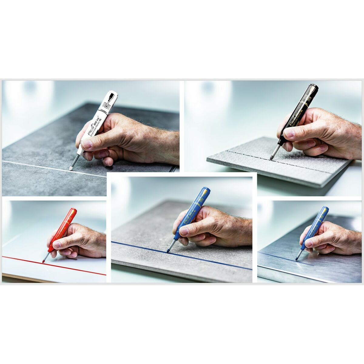 Markör Pica BIG Ink XL Svart-Kontor och Kontorsmaterial, Kulspetspennor, pennor och skrivverktyg-Pica-peaceofhome.se