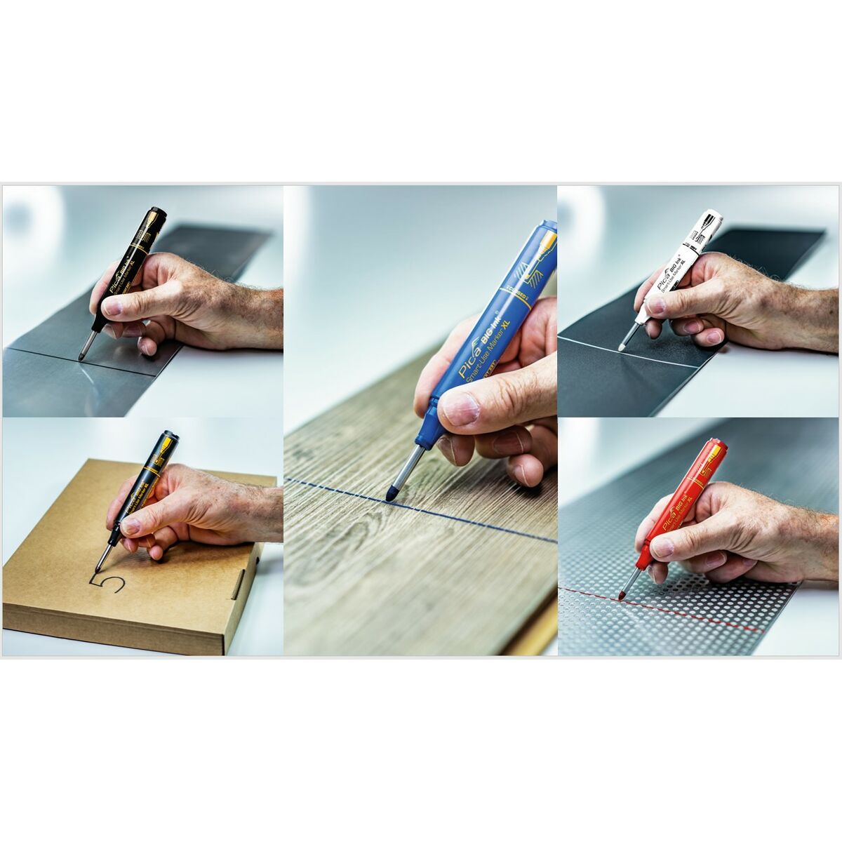 Markör Pica BIG Ink XL Svart-Kontor och Kontorsmaterial, Kulspetspennor, pennor och skrivverktyg-Pica-peaceofhome.se