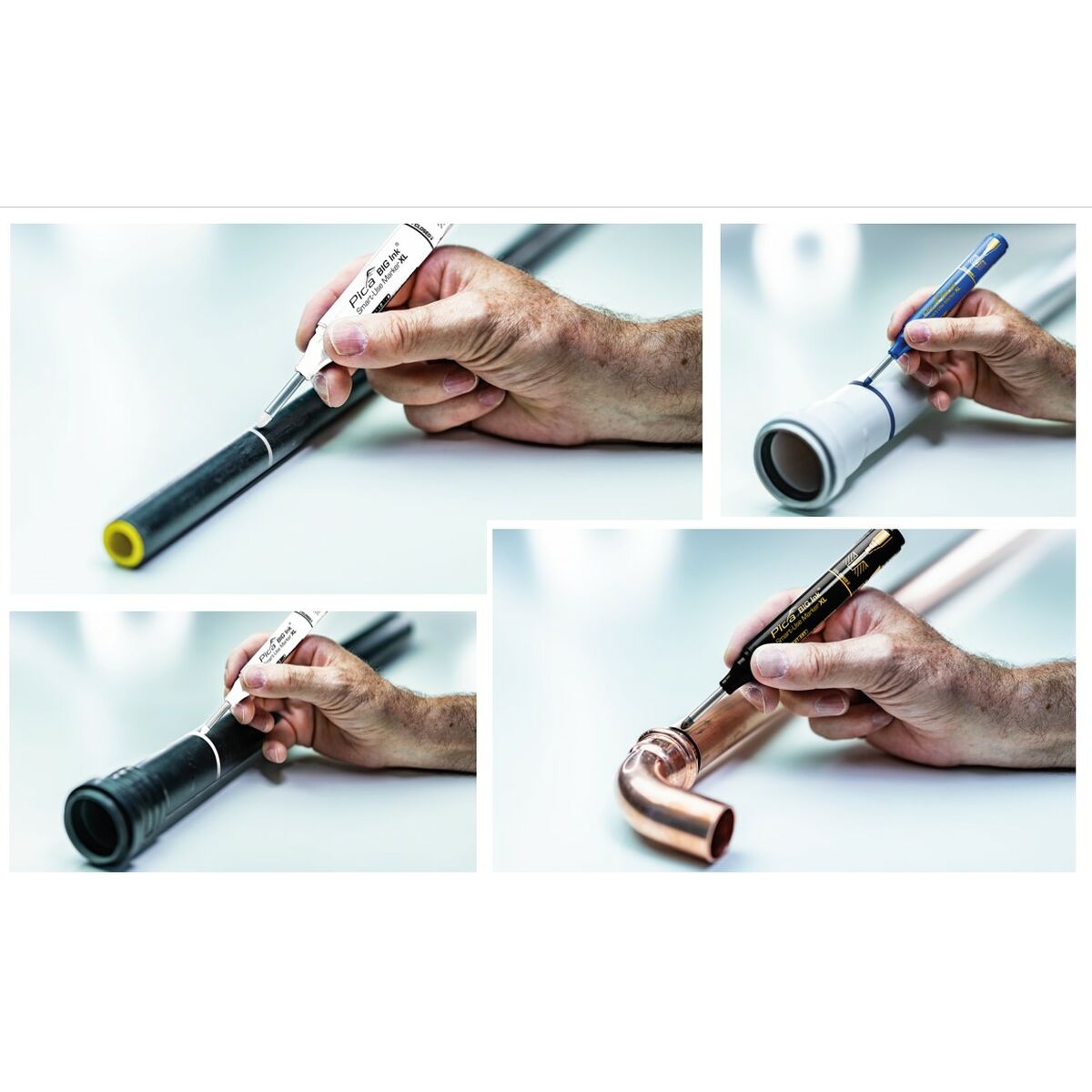 Markör Pica BIG Ink XL Svart-Kontor och Kontorsmaterial, Kulspetspennor, pennor och skrivverktyg-Pica-peaceofhome.se