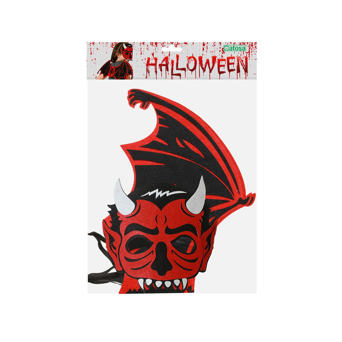 Mask Demon-Leksaker och spel, Fancy klänning och accessoarer-BigBuy Carnival-peaceofhome.se