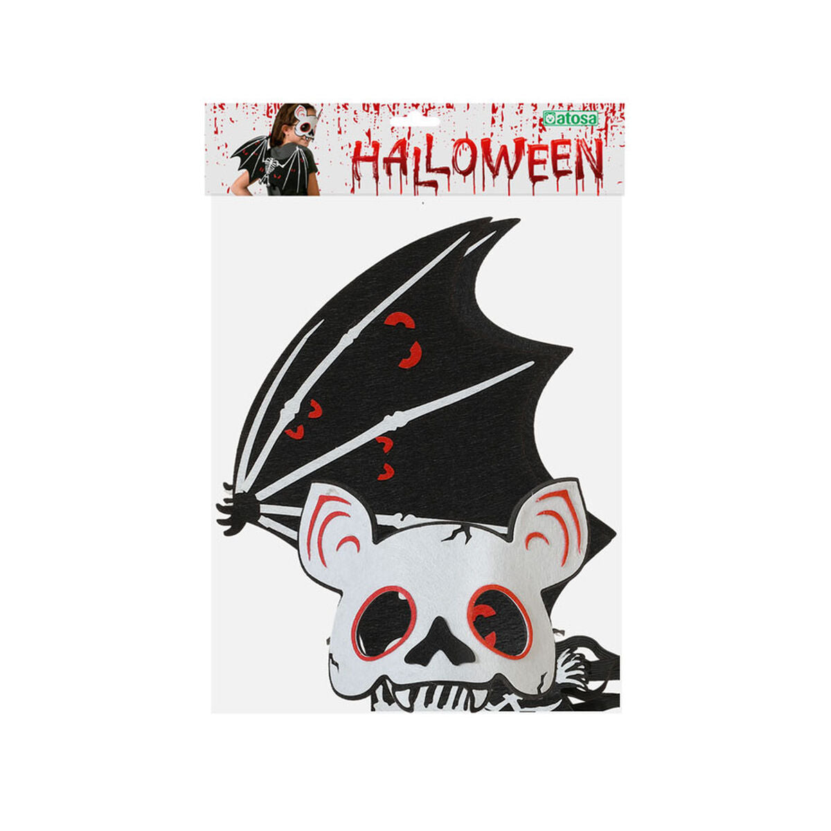 Mask Fladdermus-Leksaker och spel, Fancy klänning och accessoarer-BigBuy Carnival-peaceofhome.se