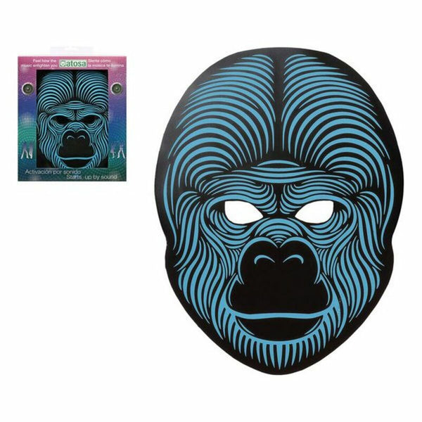 Mask LED Gorilla-Leksaker och spel, Fancy klänning och accessoarer-BigBuy Carnival-peaceofhome.se