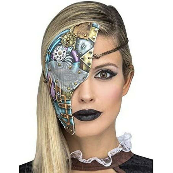 Mask My Other Me 1/2 Silver Steampunk-Leksaker och spel, Fancy klänning och accessoarer-My Other Me-peaceofhome.se