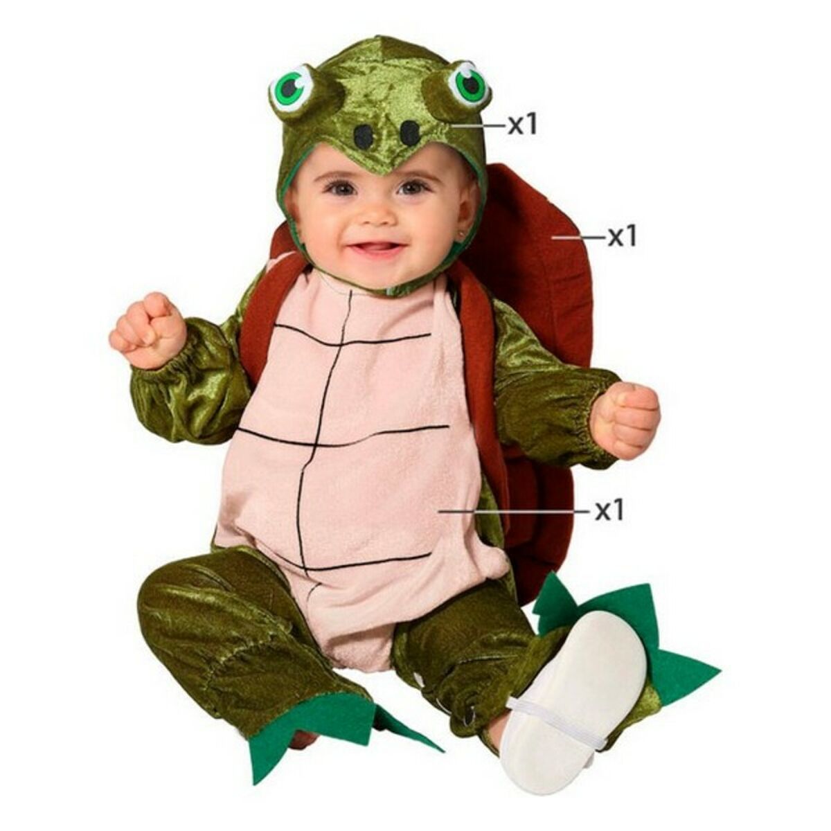 Maskeraddräkt bebis Multicolour djur-Leksaker och spel, Fancy klänning och accessoarer-BigBuy Carnival-peaceofhome.se
