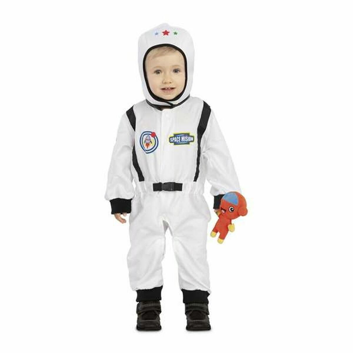 Maskeraddräkt bebis My Other Me Astronaut Vit 0-6 månader (3 Delar)-Leksaker och spel, Fancy klänning och accessoarer-My Other Me-peaceofhome.se