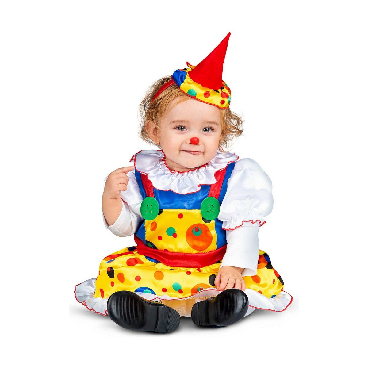 Maskeraddräkt bebis My Other Me Kvinnlig clown 1-2 år (2 Delar)-Leksaker och spel, Fancy klänning och accessoarer-My Other Me-peaceofhome.se