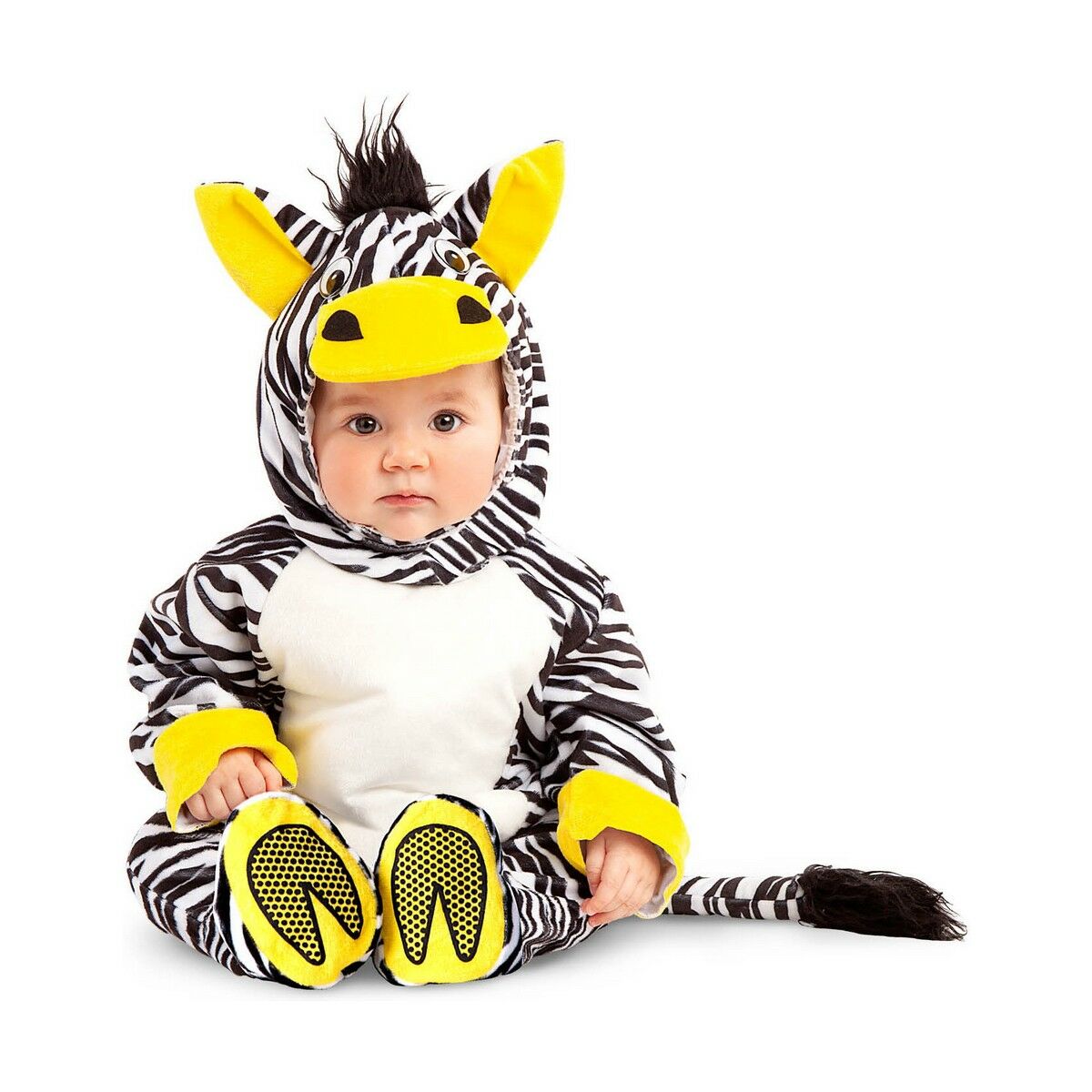 Maskeraddräkt bebis My Other Me Zebra 0-6 månader (3 Delar)-Leksaker och spel, Fancy klänning och accessoarer-My Other Me-0-6 månader-peaceofhome.se