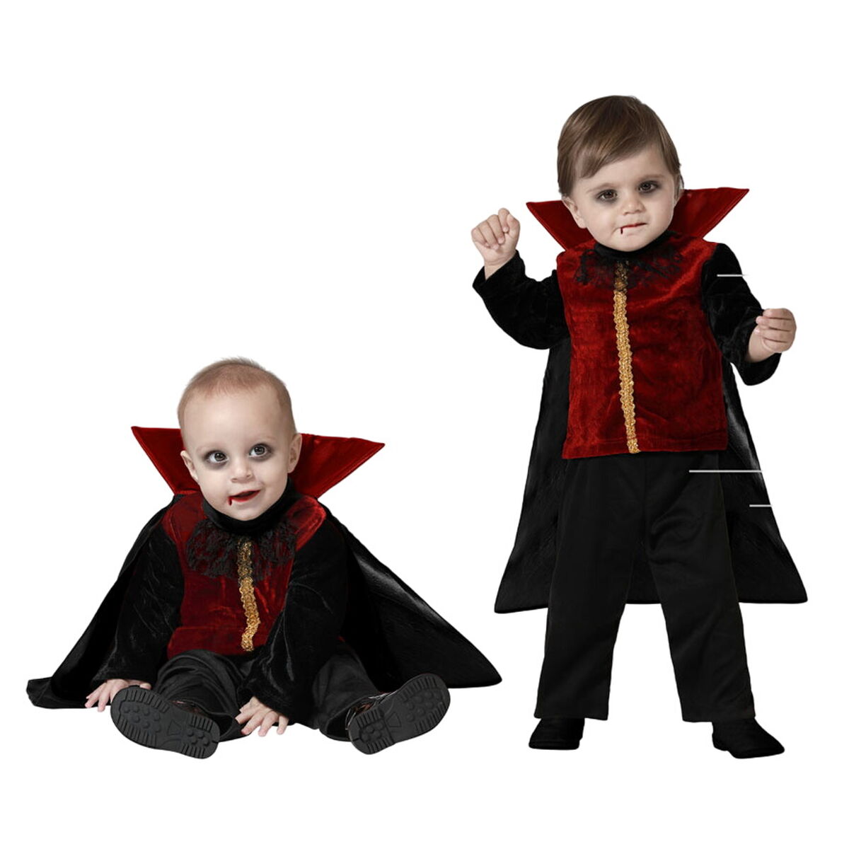 Maskeraddräkt bebis Vampyr-Leksaker och spel, Fancy klänning och accessoarer-BigBuy Carnival-peaceofhome.se