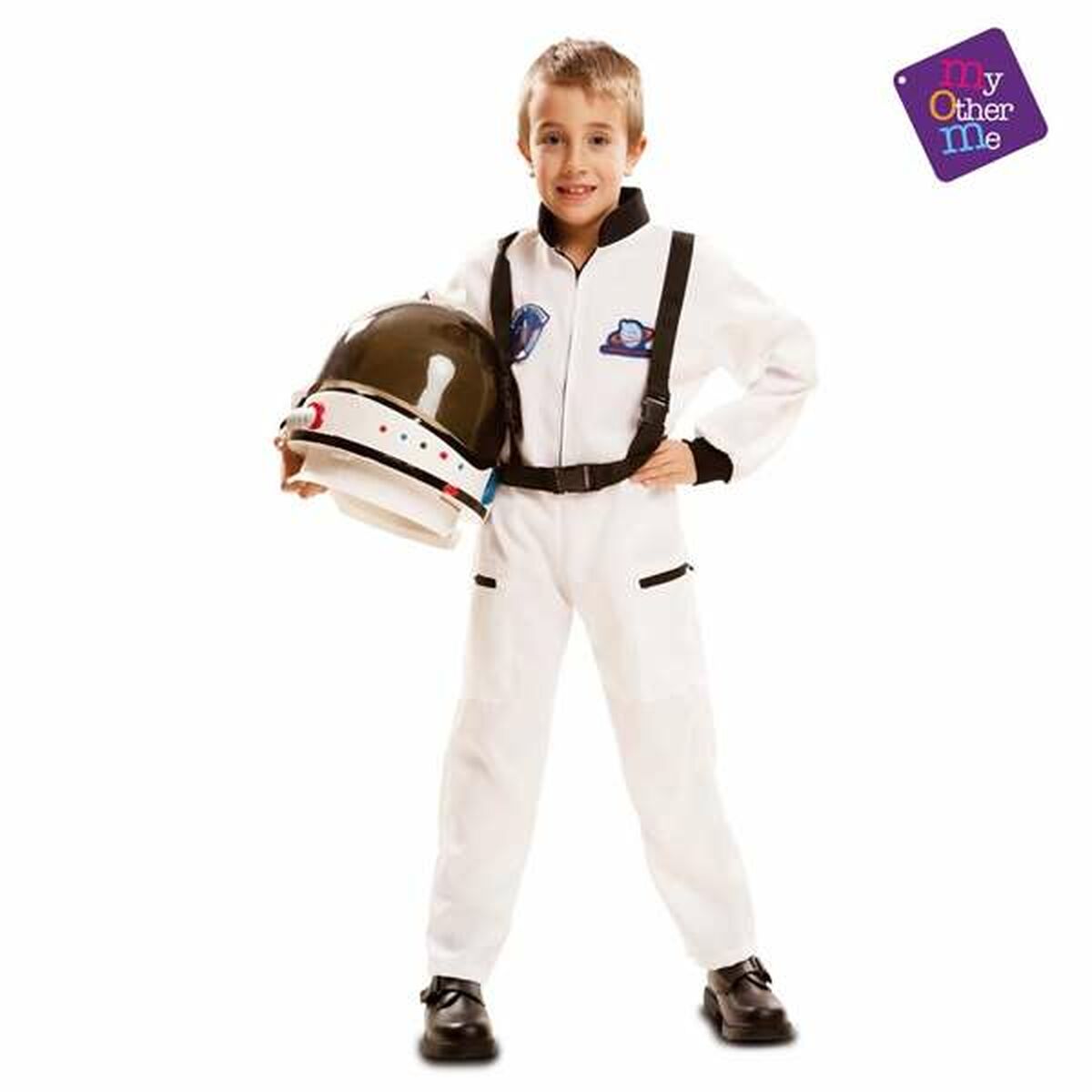 Maskeraddräkt för barn Astronaut 2 Delar Vit-Leksaker och spel, Fancy klänning och accessoarer-BigBuy Carnival-10-12 år-peaceofhome.se