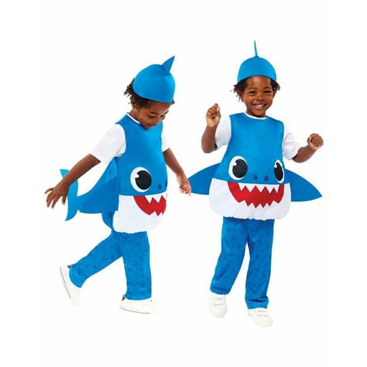 Maskeraddräkt för barn Baby Shark Blå 3 Delar-Leksaker och spel, Fancy klänning och accessoarer-BigBuy Carnival-peaceofhome.se