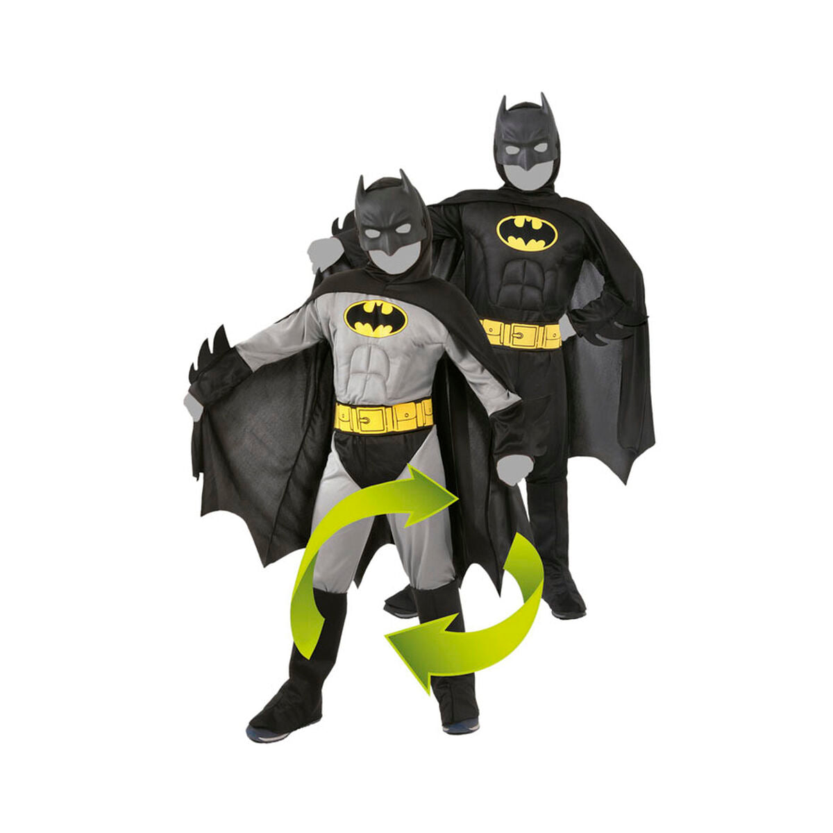 Maskeraddräkt för barn Batman Vändbar-Leksaker och spel, Fancy klänning och accessoarer-BigBuy Carnival-peaceofhome.se