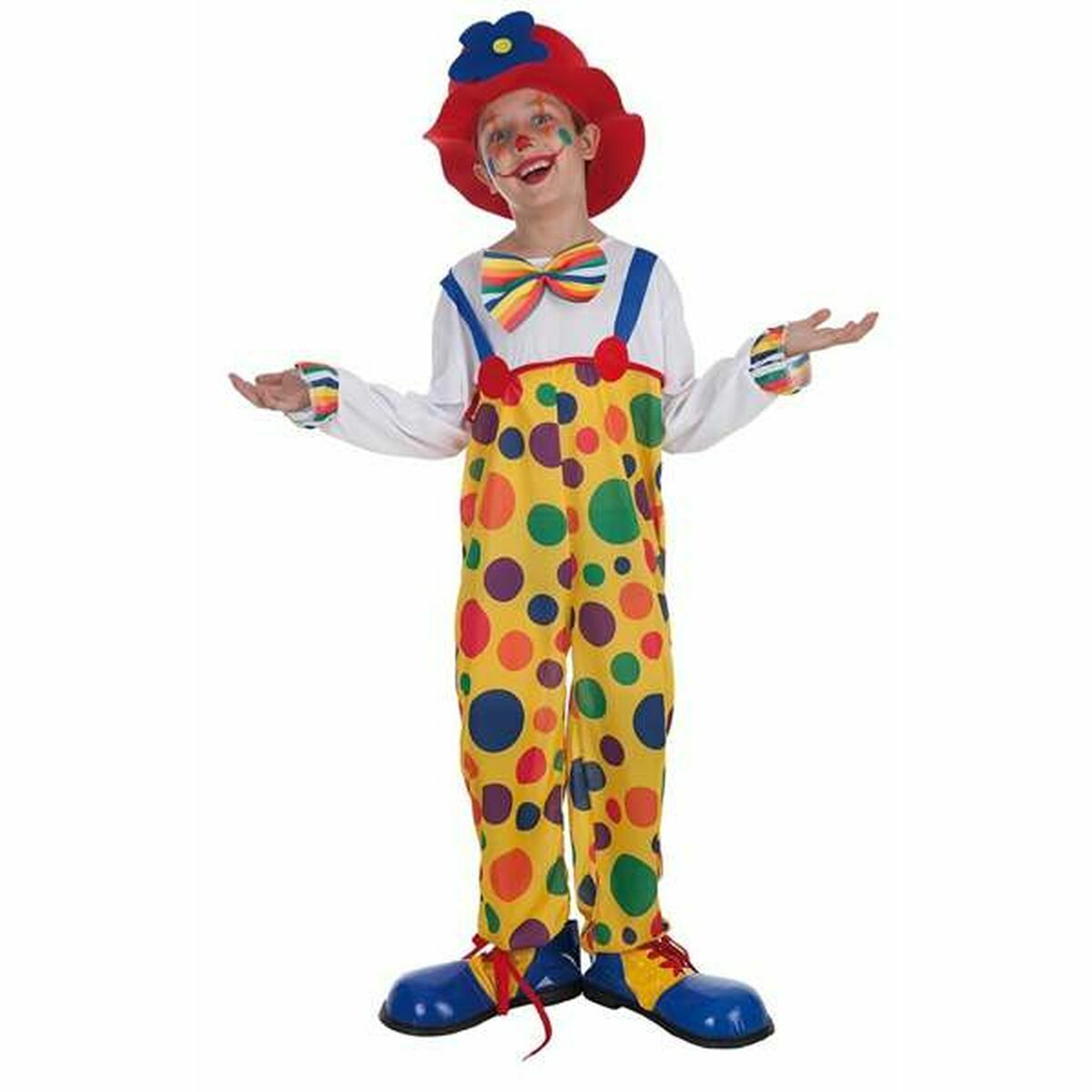 Maskeraddräkt för barn Clown (2 Delar)-Leksaker och spel, Fancy klänning och accessoarer-BigBuy Carnival-peaceofhome.se