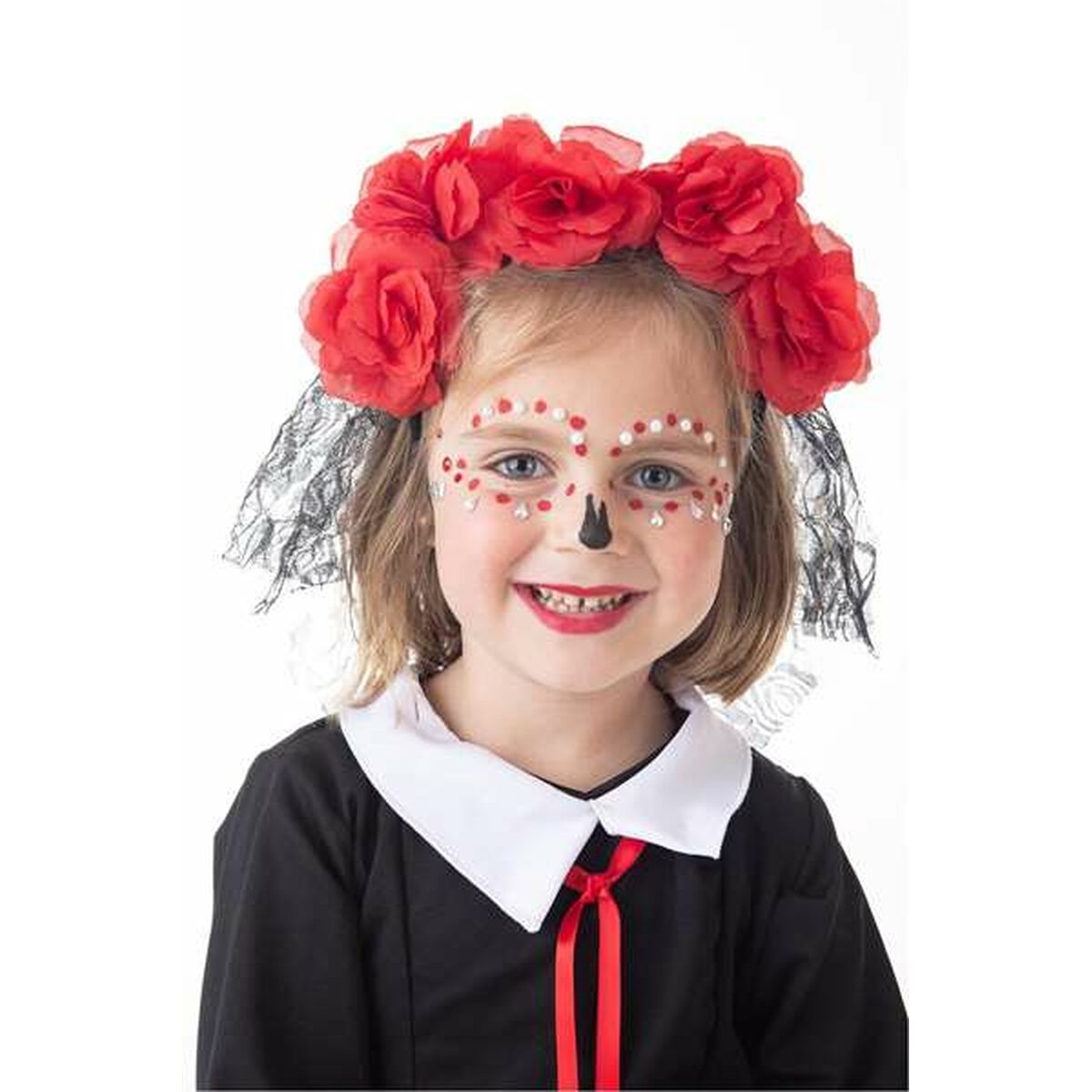 Maskeraddräkt för barn Creaciones Llopis Catrina 1 år-Leksaker och spel, Fancy klänning och accessoarer-Creaciones Llopis-peaceofhome.se