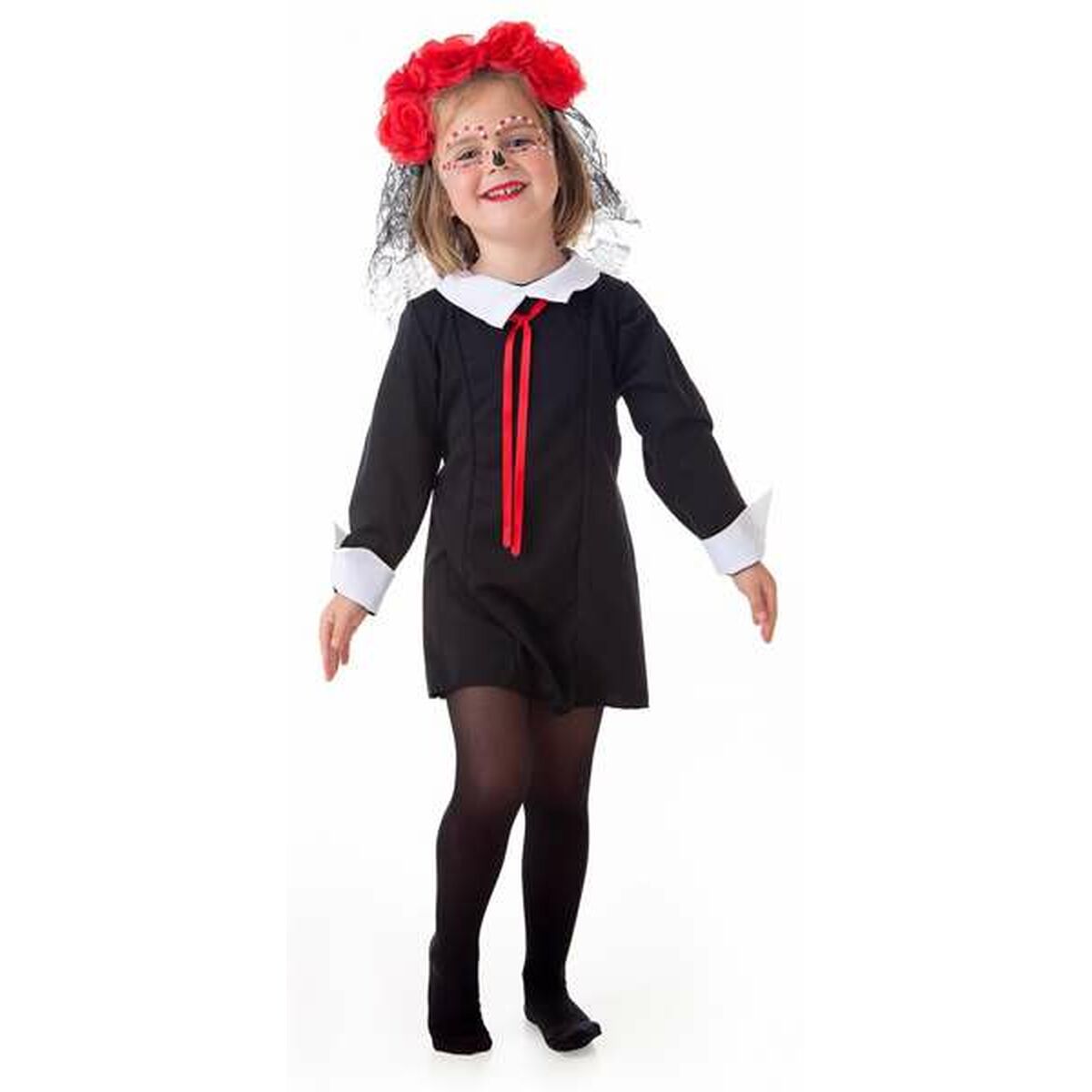 Maskeraddräkt för barn Creaciones Llopis Catrina 1 år-Leksaker och spel, Fancy klänning och accessoarer-Creaciones Llopis-peaceofhome.se