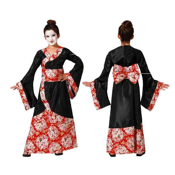 Maskeraddräkt för barn Geisha-Leksaker och spel, Fancy klänning och accessoarer-BigBuy Carnival-peaceofhome.se