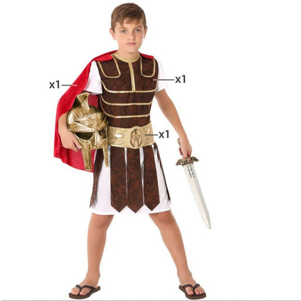 Maskeraddräkt för barn Gladiator-Leksaker och spel, Fancy klänning och accessoarer-BigBuy Carnival-peaceofhome.se