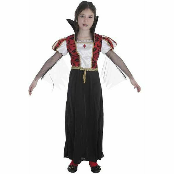 Maskeraddräkt för barn Gotisk kvinnlig vampyr-Leksaker och spel, Fancy klänning och accessoarer-BigBuy Carnival-7-9 år-peaceofhome.se