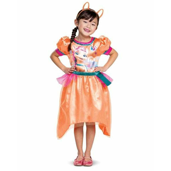 Maskeraddräkt för barn Little Pony Sunny Starscout Orange 3 Delar-Leksaker och spel, Fancy klänning och accessoarer-BigBuy Carnival-peaceofhome.se