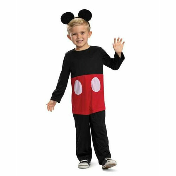 Maskeraddräkt för barn Mickey Mouse Classic 2 Delar Svart S-Leksaker och spel, Fancy klänning och accessoarer-Mickey Mouse-peaceofhome.se