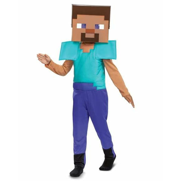Maskeraddräkt för barn Minecraft Steve 2 Delar-Leksaker och spel, Fancy klänning och accessoarer-Minecraft-peaceofhome.se