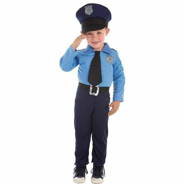 Maskeraddräkt för barn Muskulös polis (4 Delar)-Leksaker och spel, Fancy klänning och accessoarer-BigBuy Carnival-peaceofhome.se