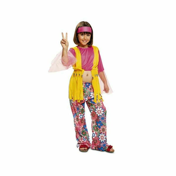 Maskeraddräkt för barn My Other Me 3 Delar Hippie-Leksaker och spel, Fancy klänning och accessoarer-My Other Me-5-6 år-peaceofhome.se
