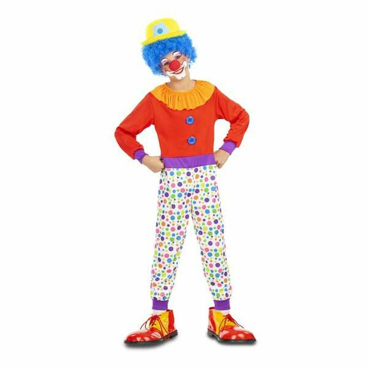 Maskeraddräkt för barn My Other Me Cute Clown-Leksaker och spel, Fancy klänning och accessoarer-My Other Me-peaceofhome.se