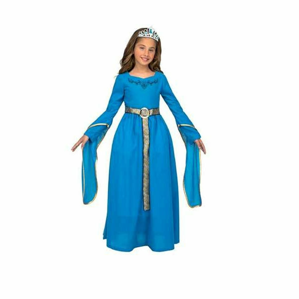 Maskeraddräkt för barn My Other Me Medeltida prinsessa Blå (2 Delar)-Leksaker och spel, Fancy klänning och accessoarer-My Other Me-peaceofhome.se