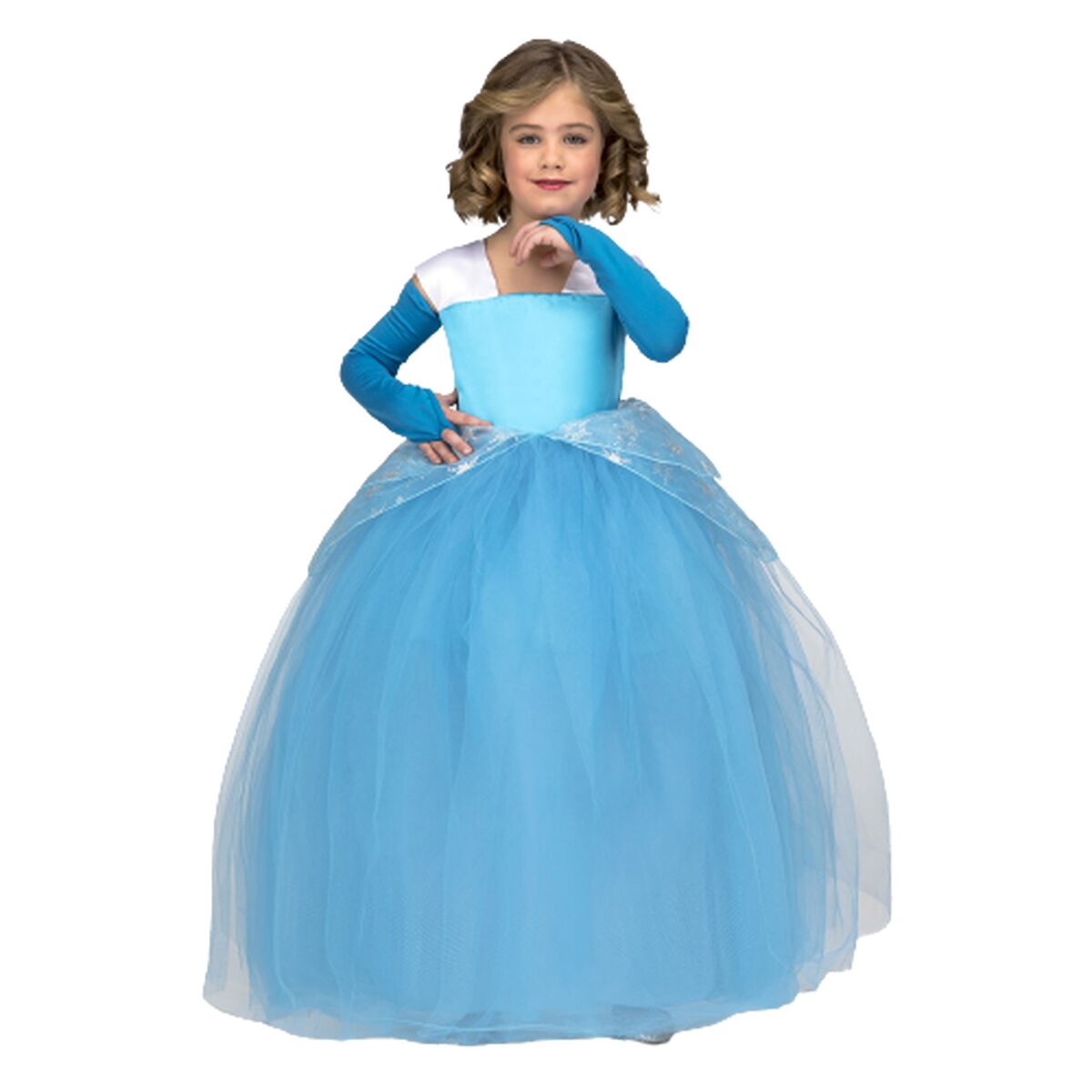 Maskeraddräkt för barn My Other Me Prinsessa Blå (3 Delar)-Leksaker och spel, Fancy klänning och accessoarer-My Other Me-peaceofhome.se
