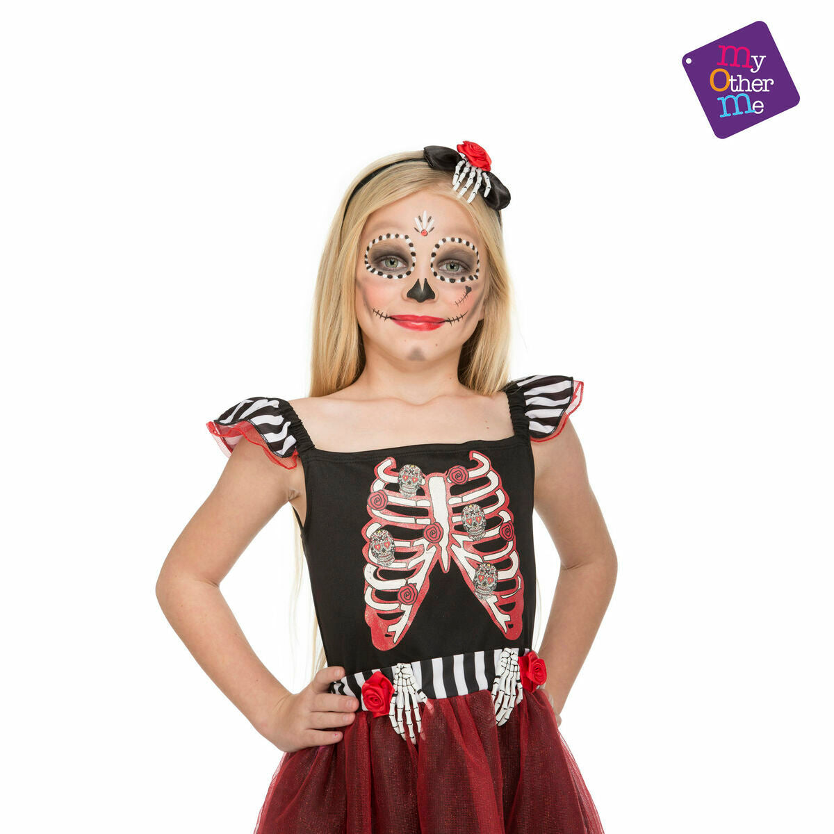Maskeraddräkt för barn My Other Me Skelett 7-9 år (2 Delar)-Leksaker och spel, Fancy klänning och accessoarer-My Other Me-peaceofhome.se