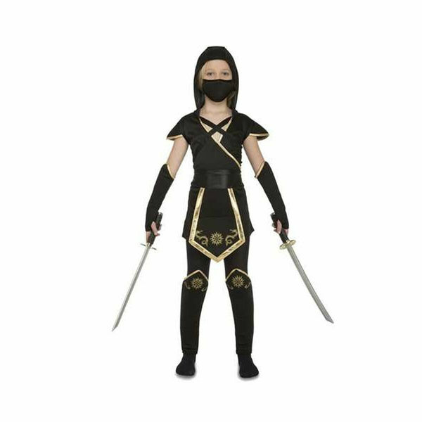 Maskeraddräkt för barn My Other Me Svart Ninja (5 Delar)-Leksaker och spel, Fancy klänning och accessoarer-My Other Me-peaceofhome.se