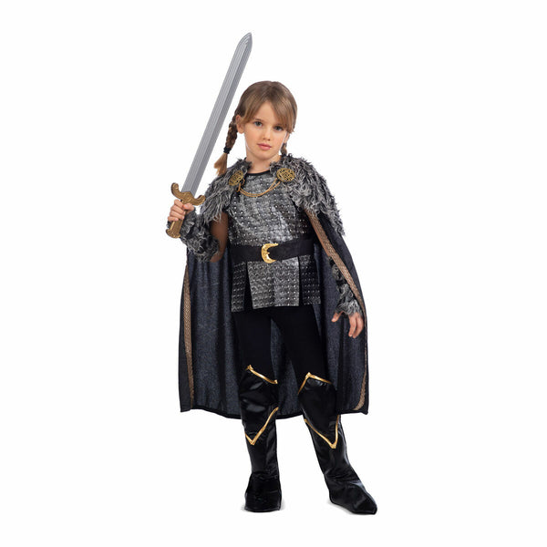Maskeraddräkt för barn My Other Me Vikingakvinna Svart Grå (5 Delar)-Leksaker och spel, Fancy klänning och accessoarer-My Other Me-peaceofhome.se