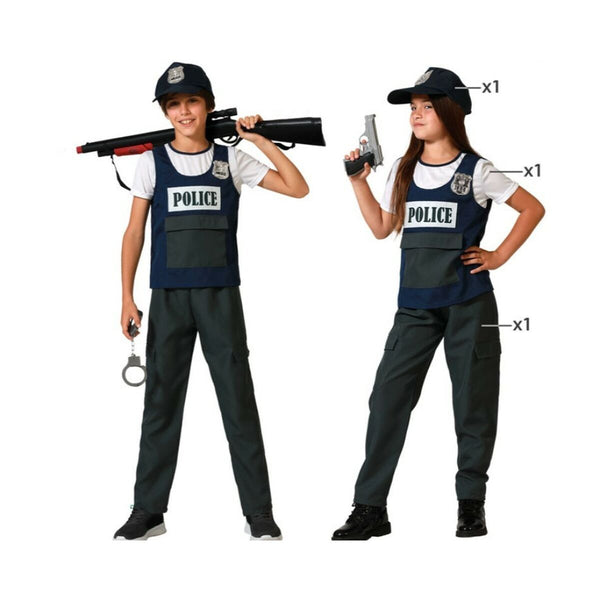 Maskeraddräkt för barn Polis-Leksaker och spel, Fancy klänning och accessoarer-BigBuy Carnival-peaceofhome.se
