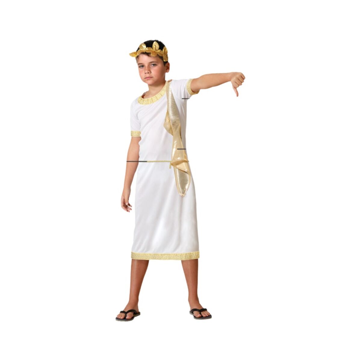 Maskeraddräkt för barn Romersk kejsare-Leksaker och spel, Fancy klänning och accessoarer-BigBuy Carnival-peaceofhome.se