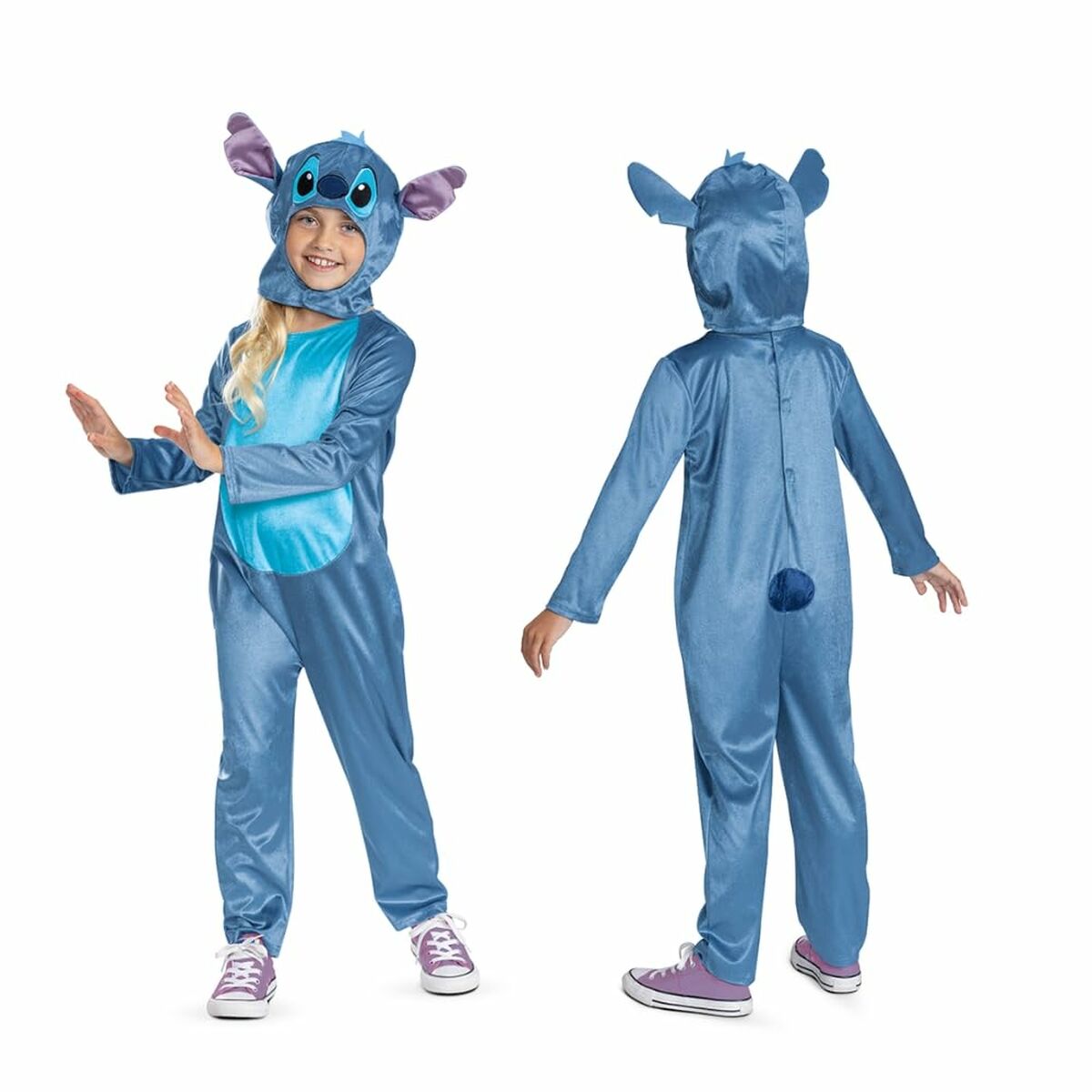 Maskeraddräkt för barn Stitch 5-6 år-Leksaker och spel, Fancy klänning och accessoarer-Stitch-peaceofhome.se