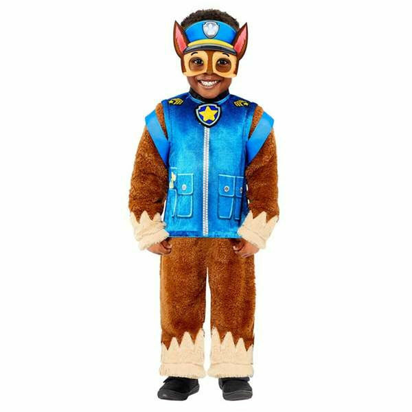 Maskeraddräkt för barn The Paw Patrol Chase Deluxe 2 Delar-Leksaker och spel, Fancy klänning och accessoarer-The Paw Patrol-peaceofhome.se