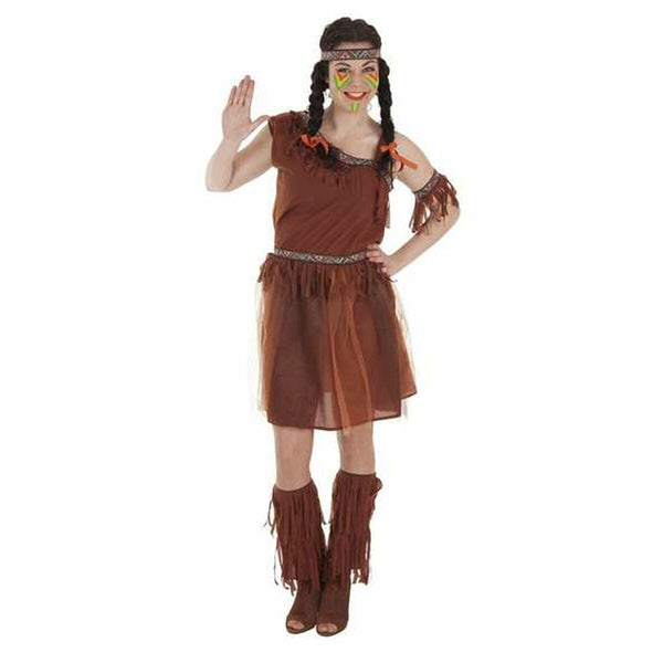 Maskeraddräkt vuxna American Indian L (4 Delar)-Leksaker och spel, Fancy klänning och accessoarer-BigBuy Carnival-peaceofhome.se