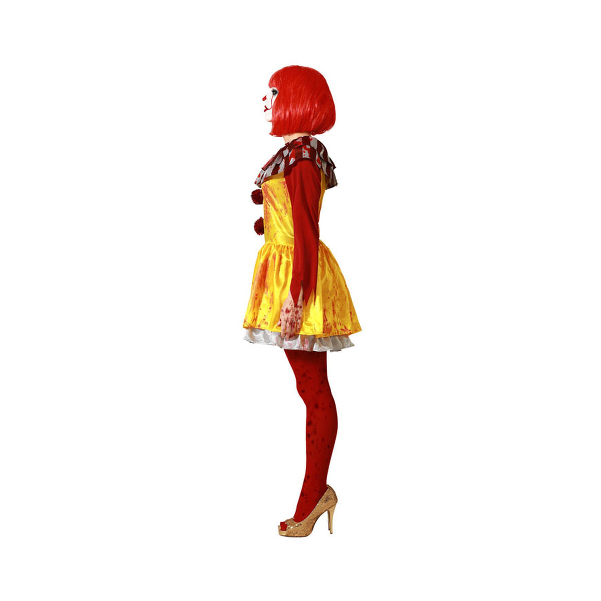 Maskeraddräkt vuxna Blodig clown Kvinna-Leksaker och spel, Fancy klänning och accessoarer-BigBuy Carnival-peaceofhome.se