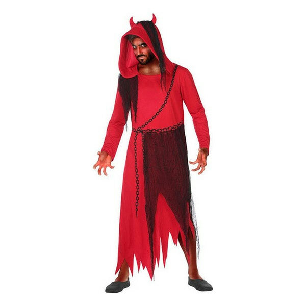 Maskeraddräkt vuxna DISFRAZ DEMONIO M-L Röd Demon (1 Delar) (M/L)-Leksaker och spel, Fancy klänning och accessoarer-BigBuy Carnival-peaceofhome.se