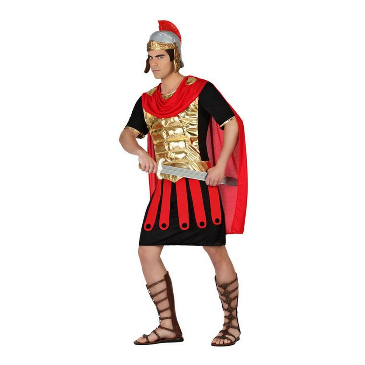 Maskeraddräkt vuxna DISFRAZ ROMANO XXL 57560 XXL Gladiator Multicolour (2 Delar)-Leksaker och spel, Fancy klänning och accessoarer-BigBuy Carnival-peaceofhome.se