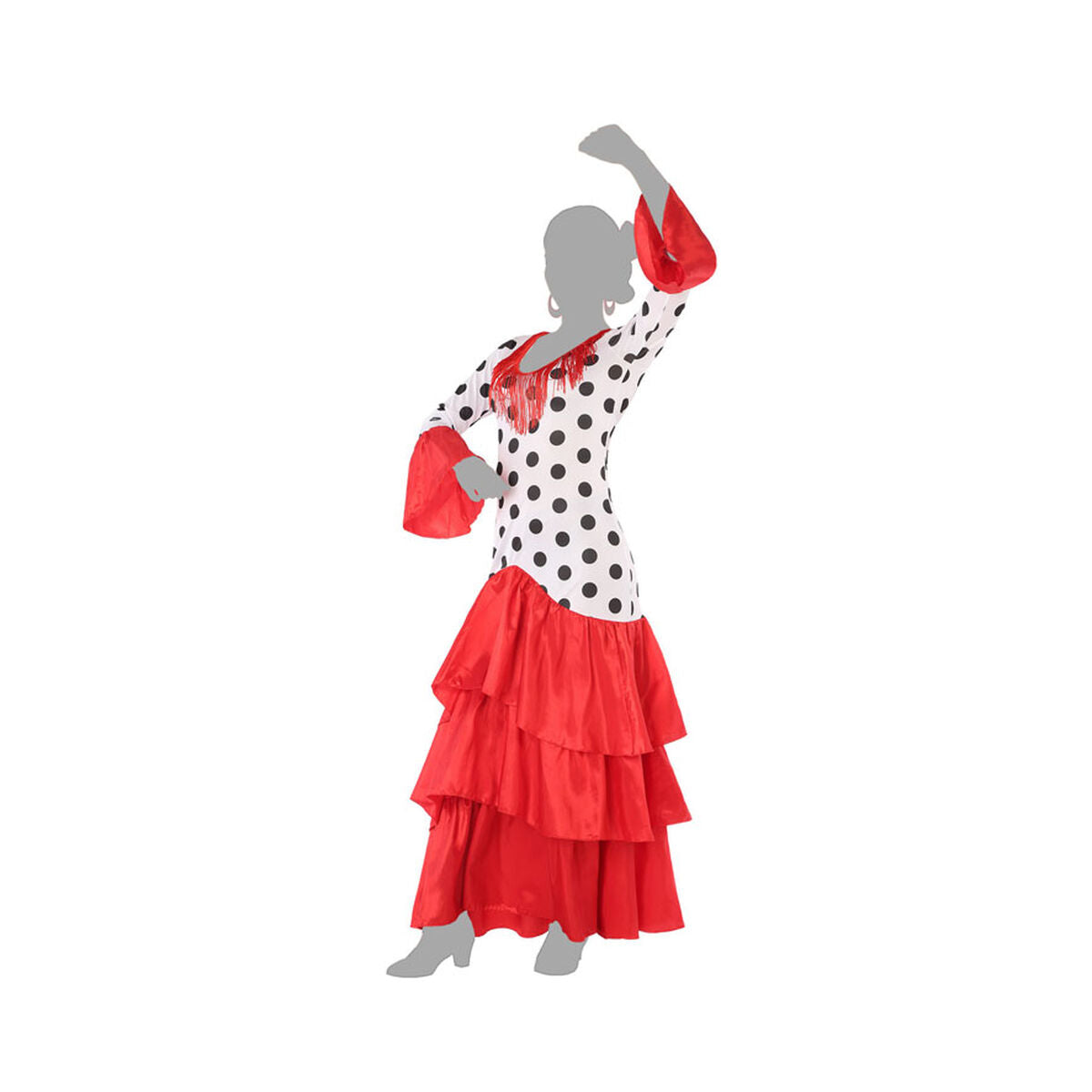 Maskeraddräkt vuxna Flamencodansare XXL-Leksaker och spel, Fancy klänning och accessoarer-BigBuy Carnival-peaceofhome.se